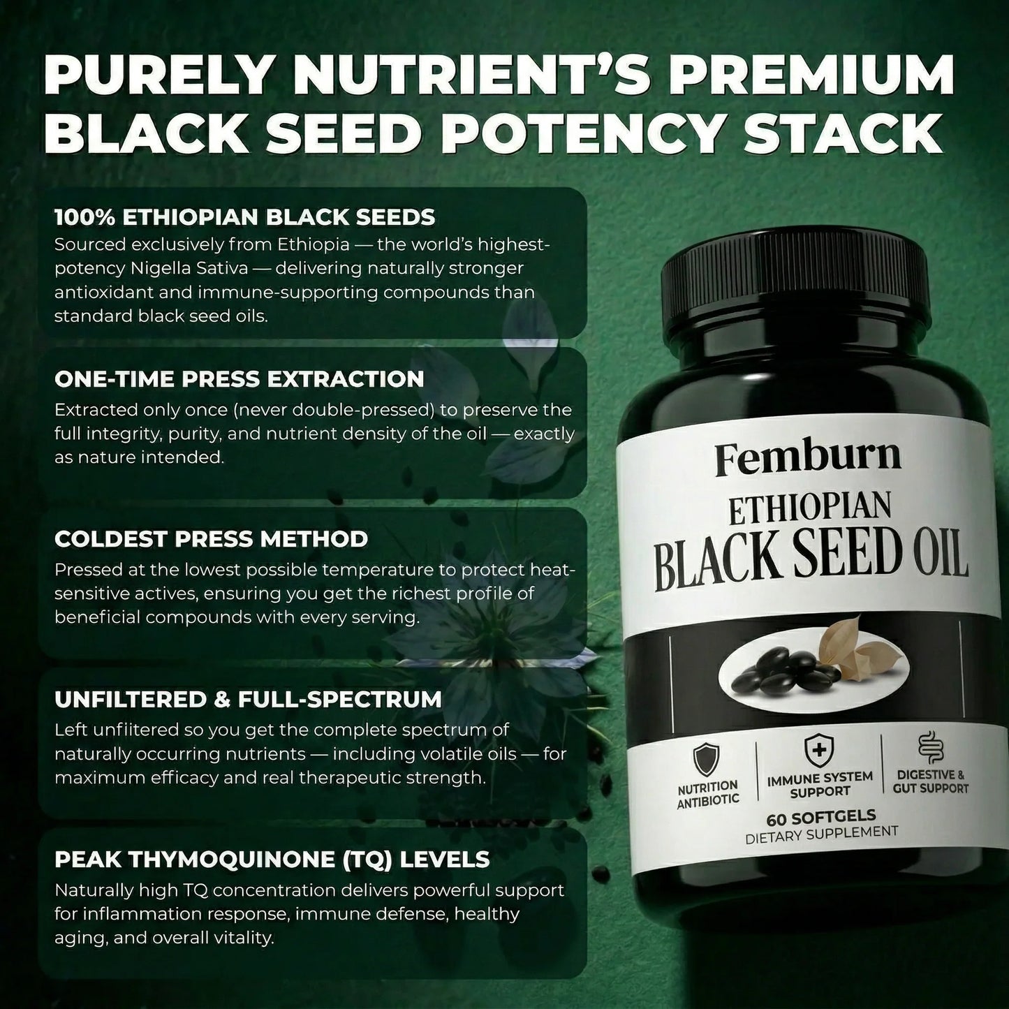 FEMBURN ETHIOPIAN BLACK SEED OIL